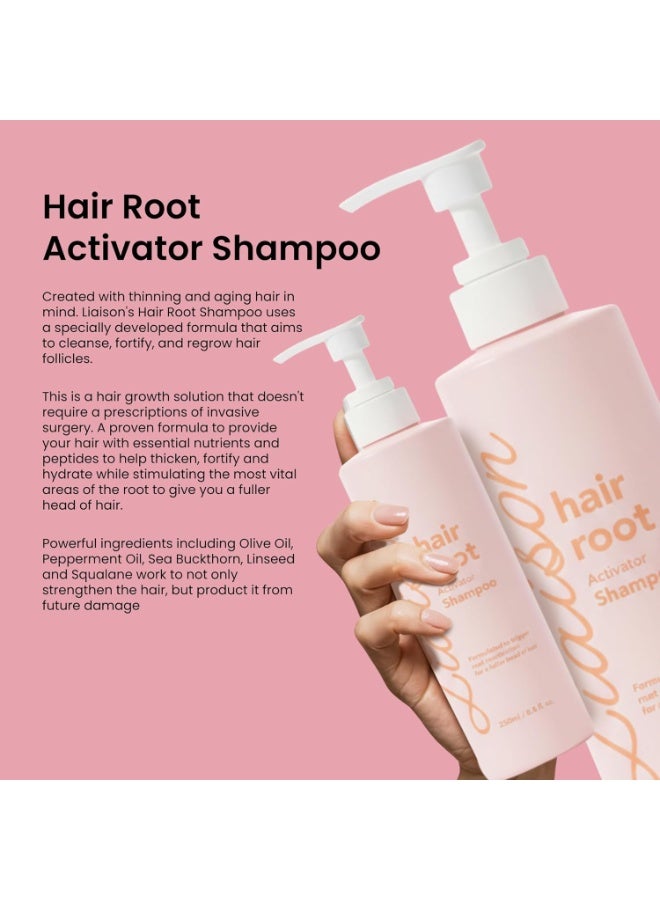 Liaison Hair Bond Shampoo for Women with Sea Buckthorn, Olive & Peppermint Oil - Promotes Strong, Thicker and Healthier Hair Growth - Nourishing and Hydrating (1 Pack) - Image 4